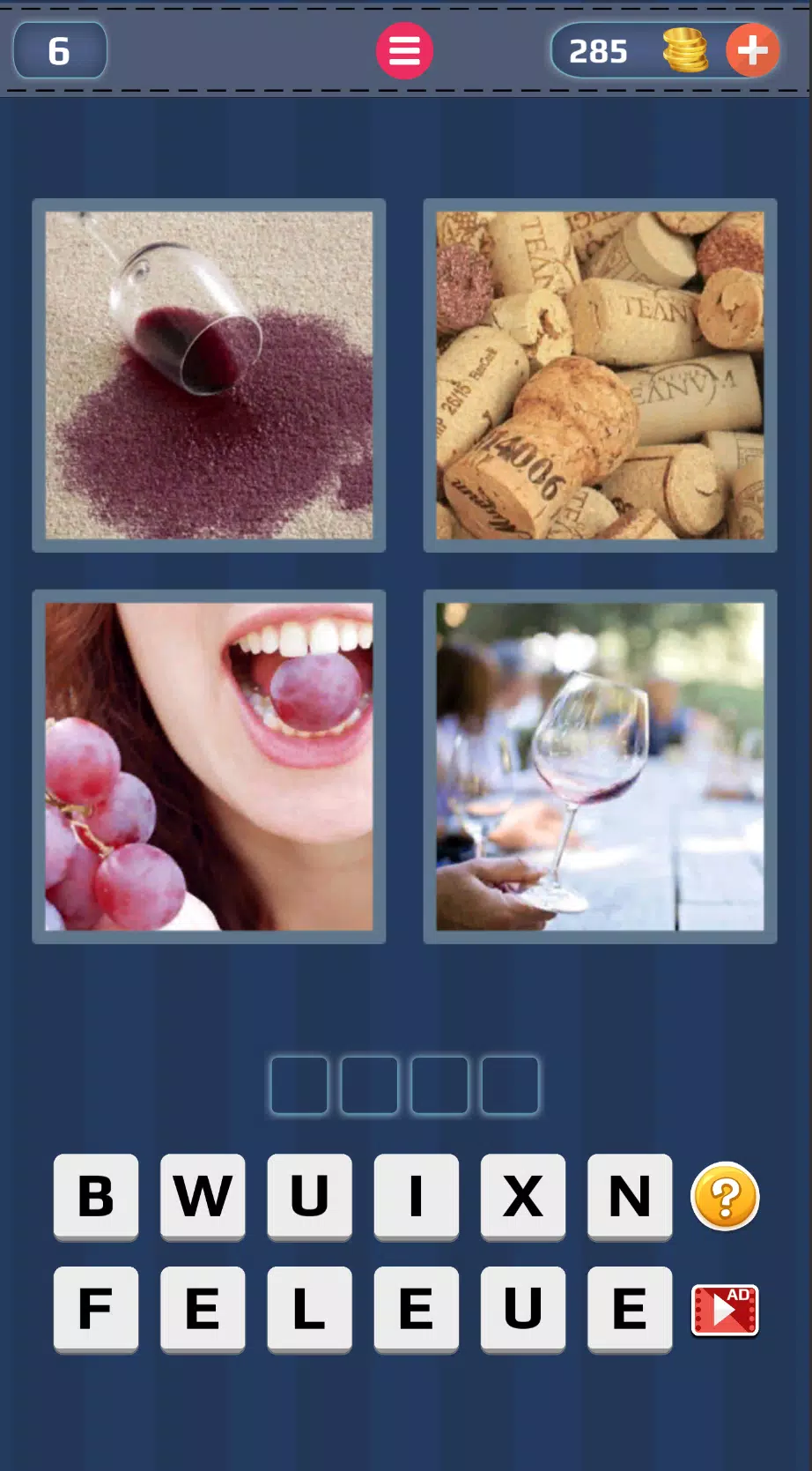 4 Pics 1 Word: Guess the Word Tangkapan skrin 1