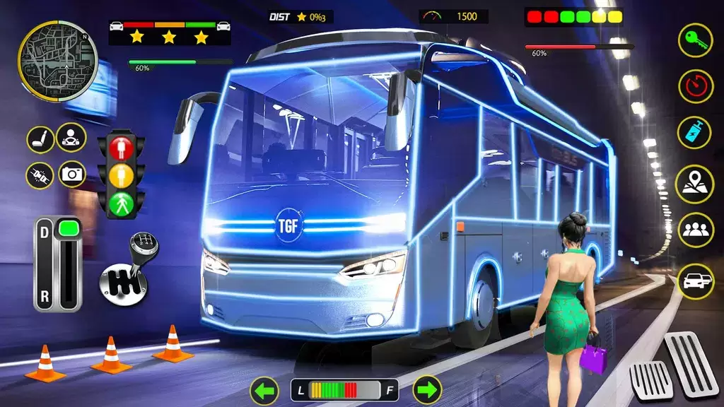 Coach Bus 3D Driving Games Tangkapan skrin 1