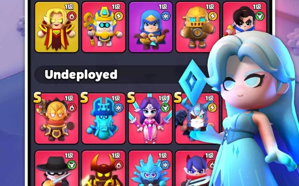 Isang Frost Queen na may isang menu ng iba't ibang mga bayani