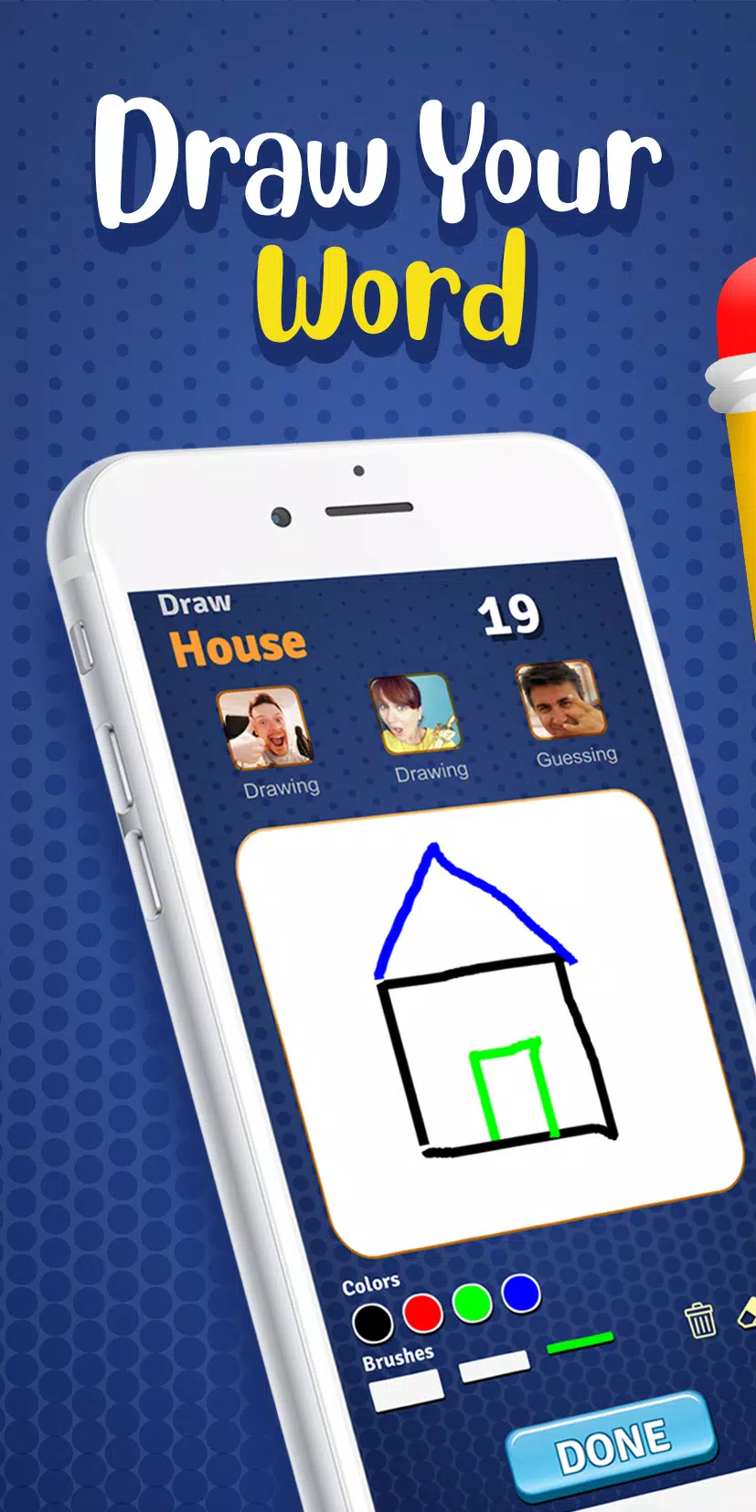 Draw With Friends Multiplayer ภาพหน้าจอ 0
