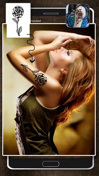 Tattoo For Photo ภาพหน้าจอ 2