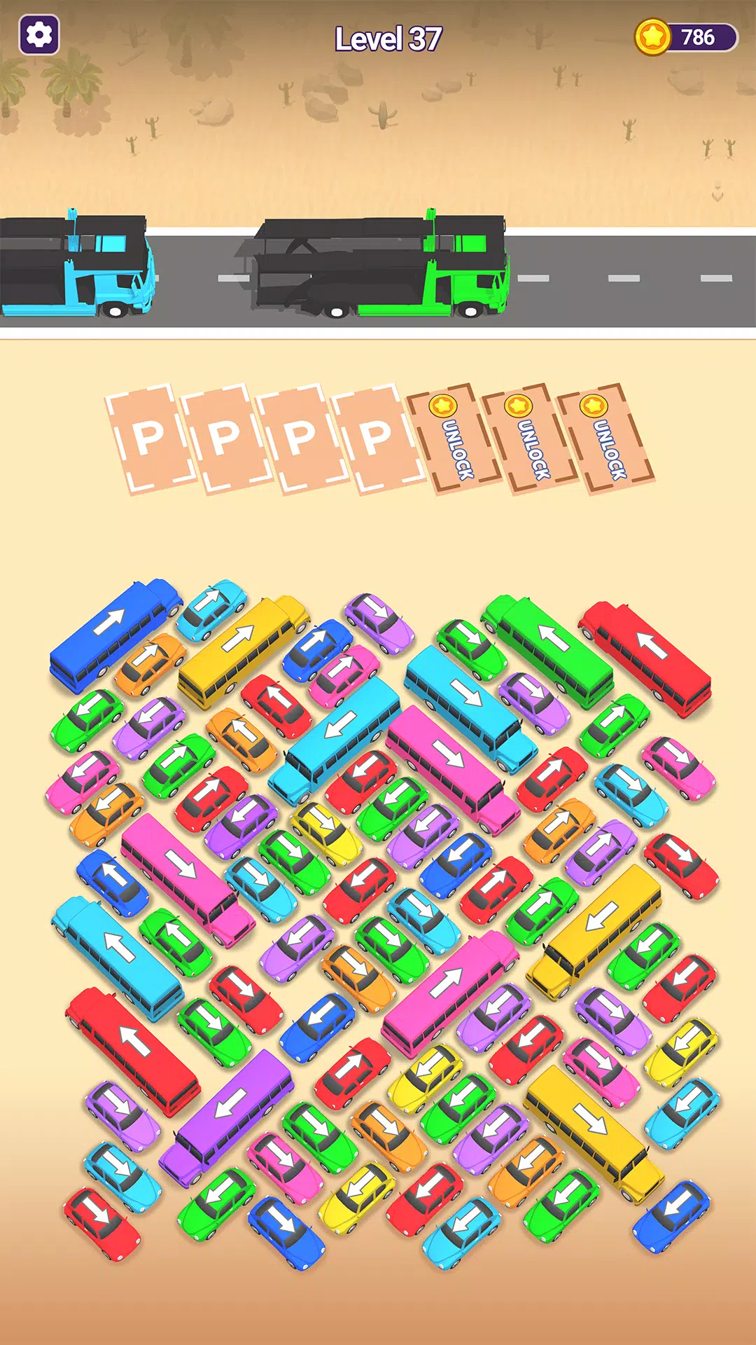 Mini Car Jam: Parking Puzzle স্ক্রিনশট 1