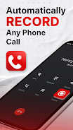 Auto Call recorder App Captura de tela 0