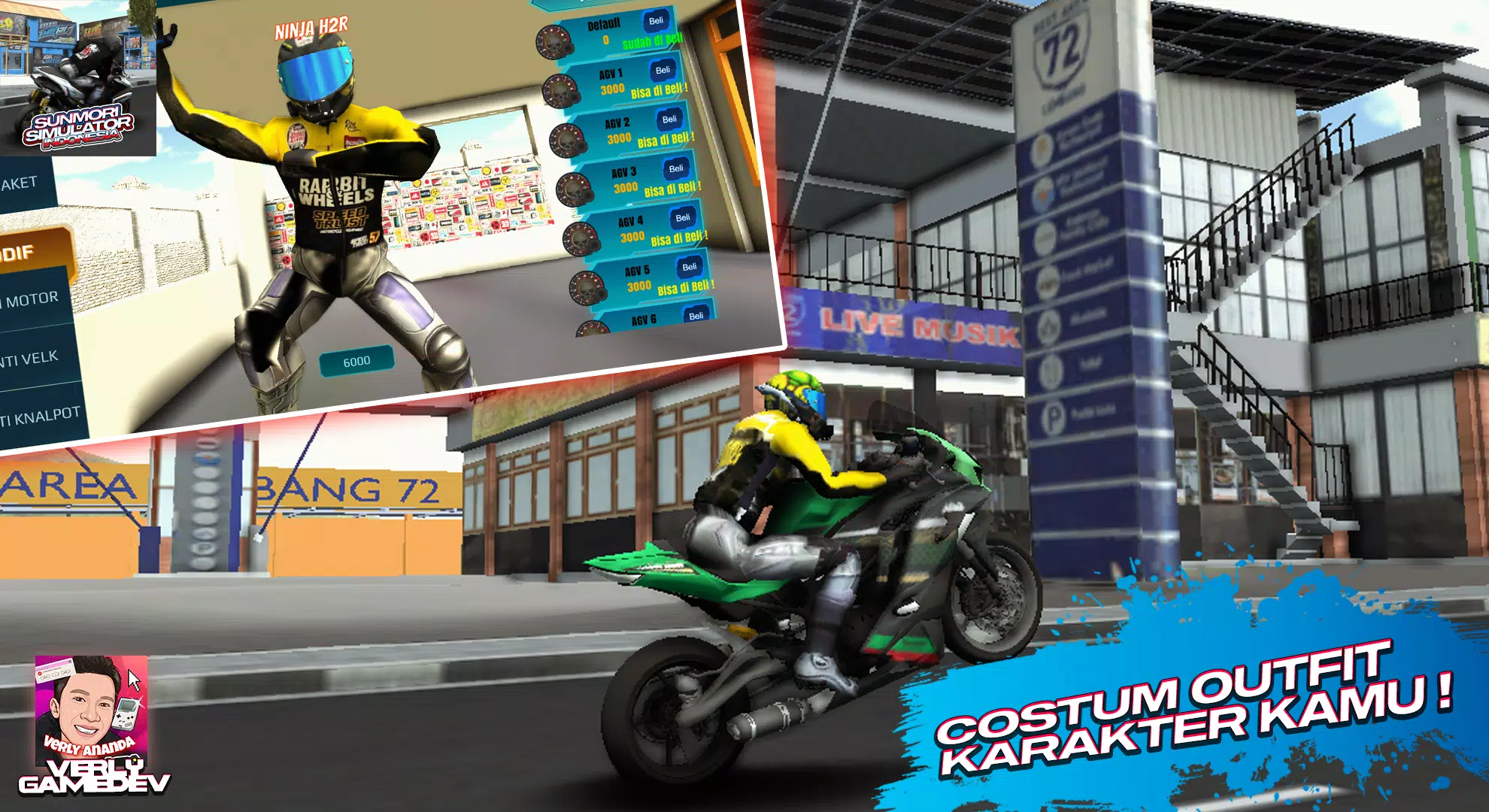 Sunmori Simulator Indonesia 3D スクリーンショット 3