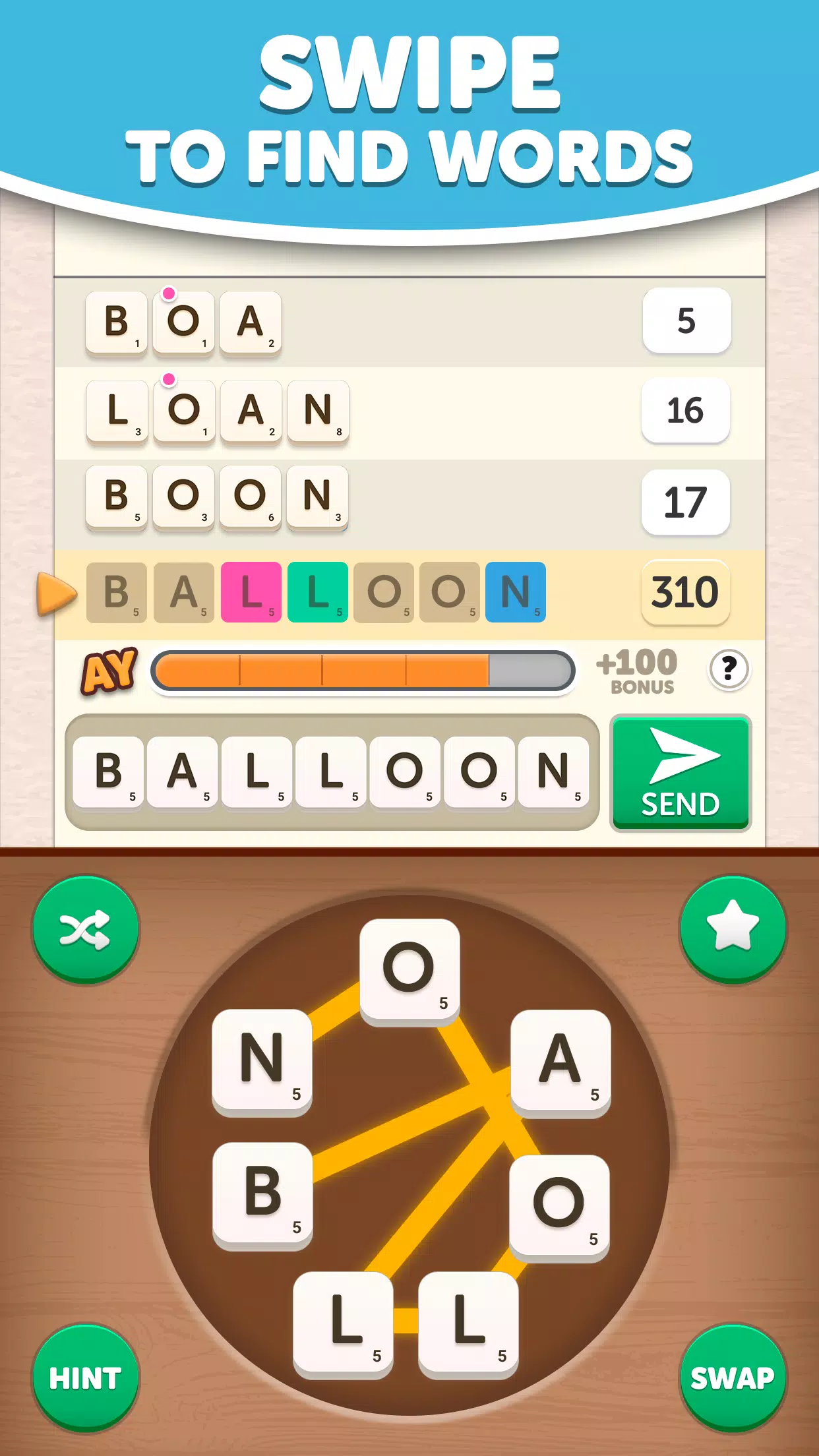 Anagram Yatzy Tangkapan skrin 3
