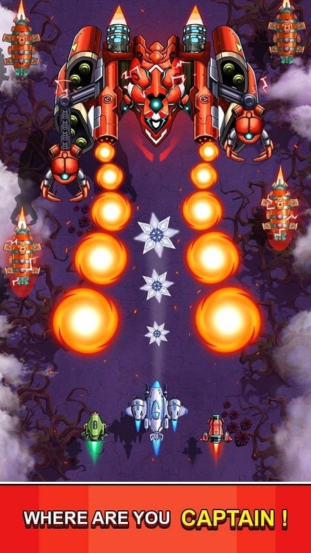 Space X: Sky Strike Force Ảnh chụp màn hình 0