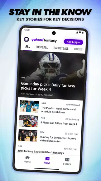 Yahoo Fantasy Football, Sports Schermafbeelding 3