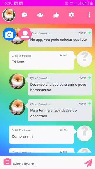 Lgbtqia+ Chat: LGBT Dating ภาพหน้าจอ 0