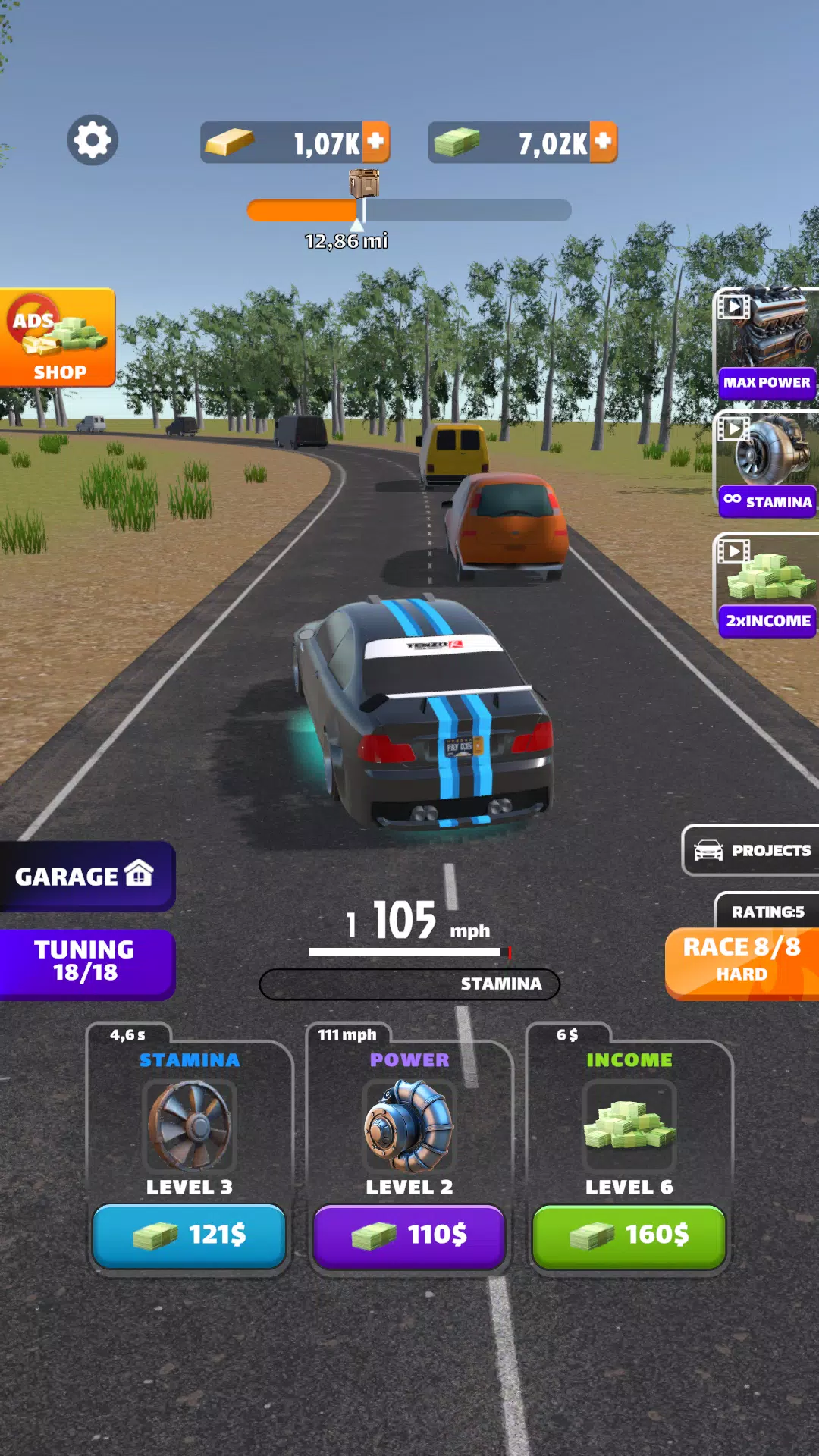 Racing Highway: Car Idle應用截圖第2張