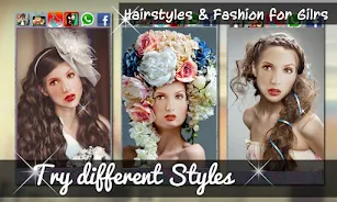 Hairstyles & Fashion for Girls Screenshot 0