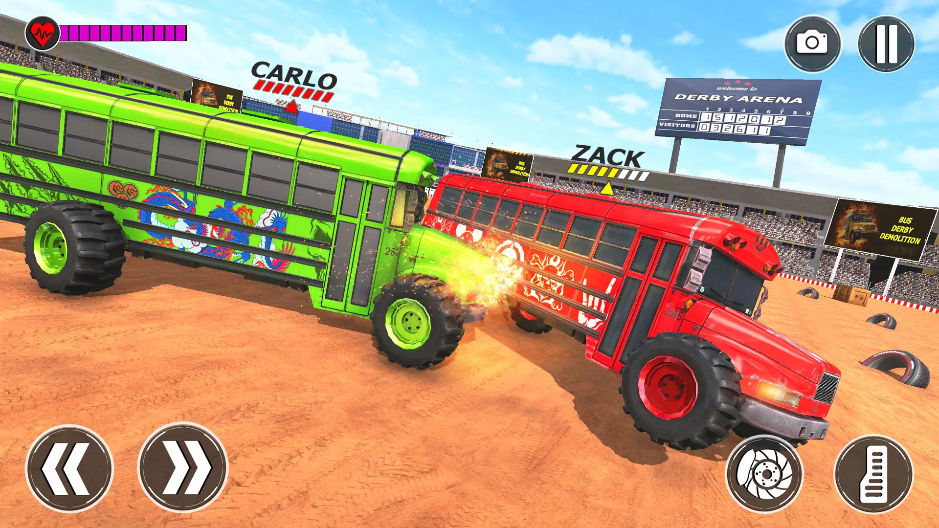 Monster Bus Derby Destruction應用截圖第2張