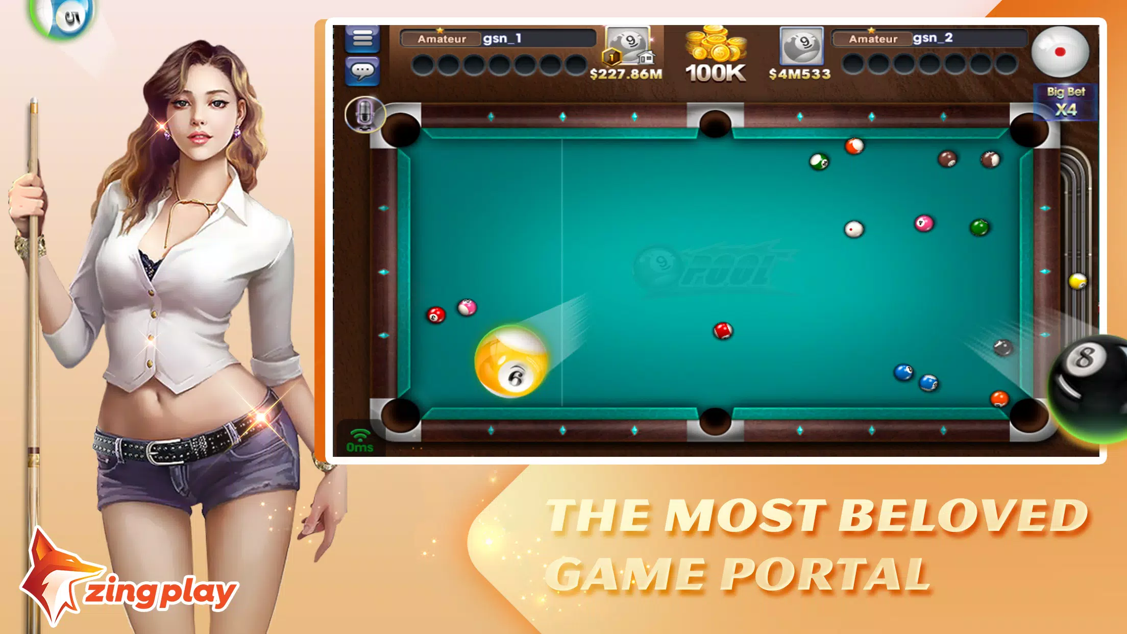 ZingPlay Games: Pool & Casual Ảnh chụp màn hình 2