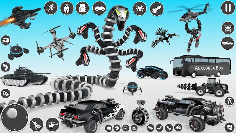 Anaconda Car Robot Games Tangkapan skrin 1