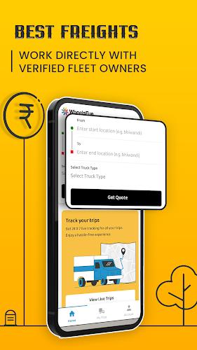 WheelsEye Truck Booking App স্ক্রিনশট 2