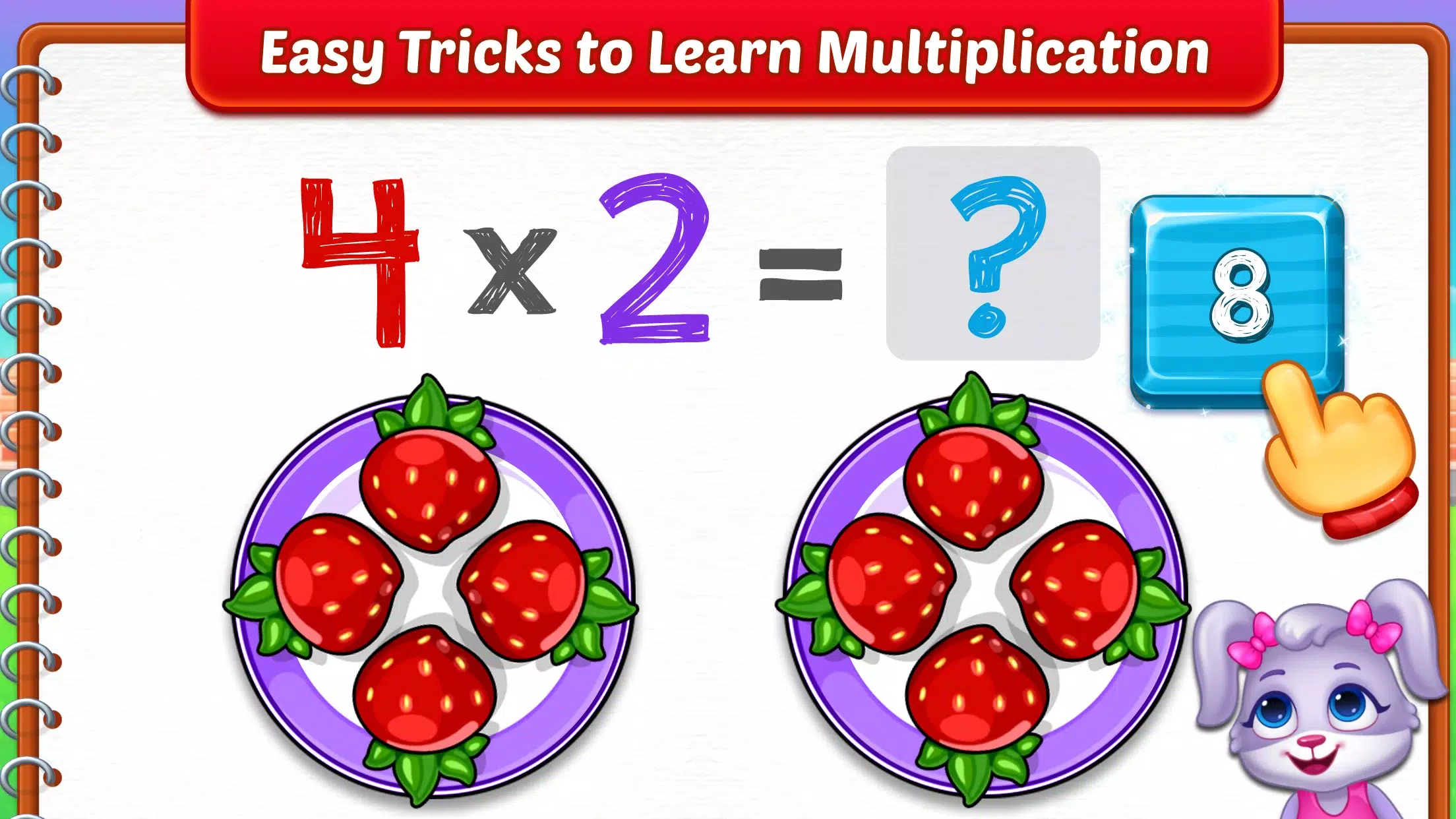 Jeux de multiplication enfants Capture d'écran 2