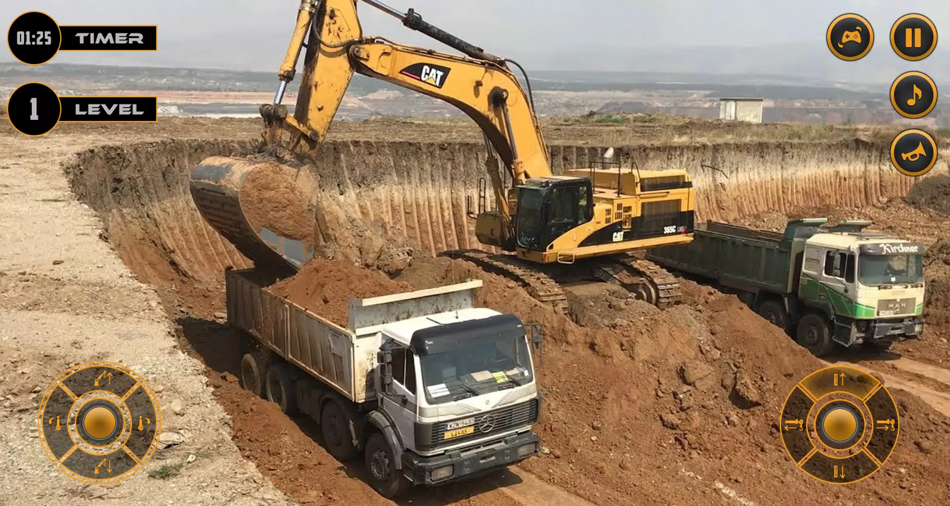 Schermata Real Excavator Simulator Games 0
