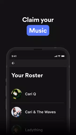 Musixmatch Pro for Artists Ảnh chụp màn hình 1