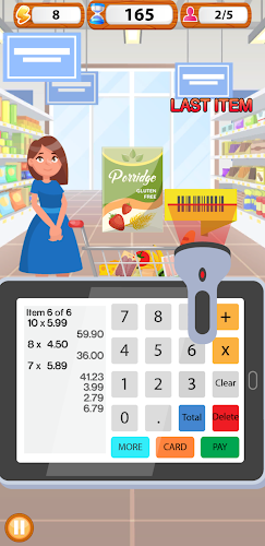 Supermarket Cashier Simulator Ảnh chụp màn hình 3