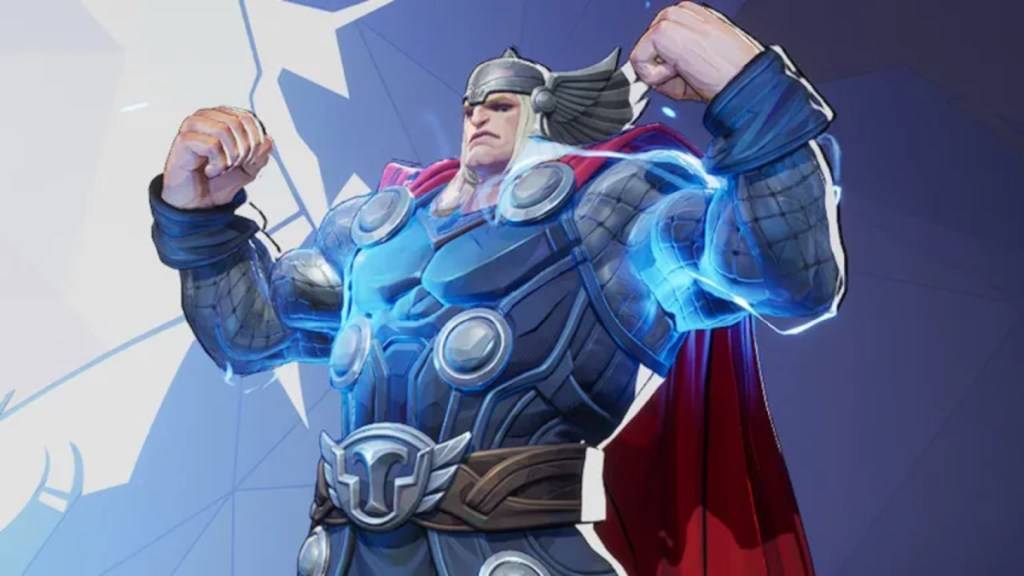 Thor flexes in his Reborn from Ragnarok skin