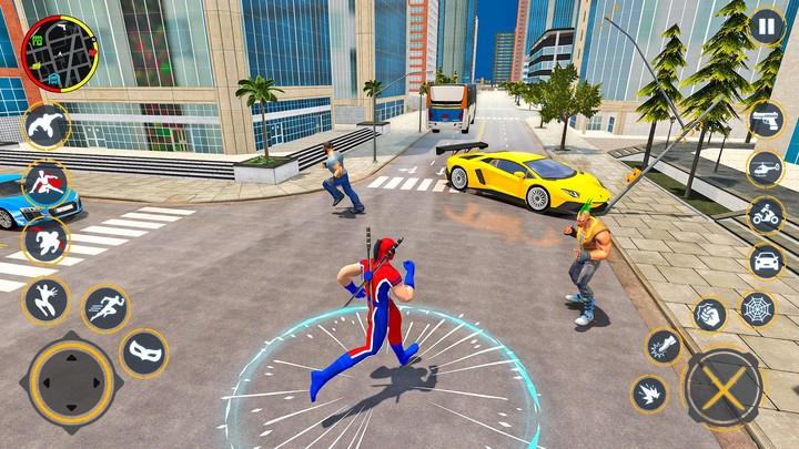 Miami Spider Rope Hero Games Ảnh chụp màn hình 2