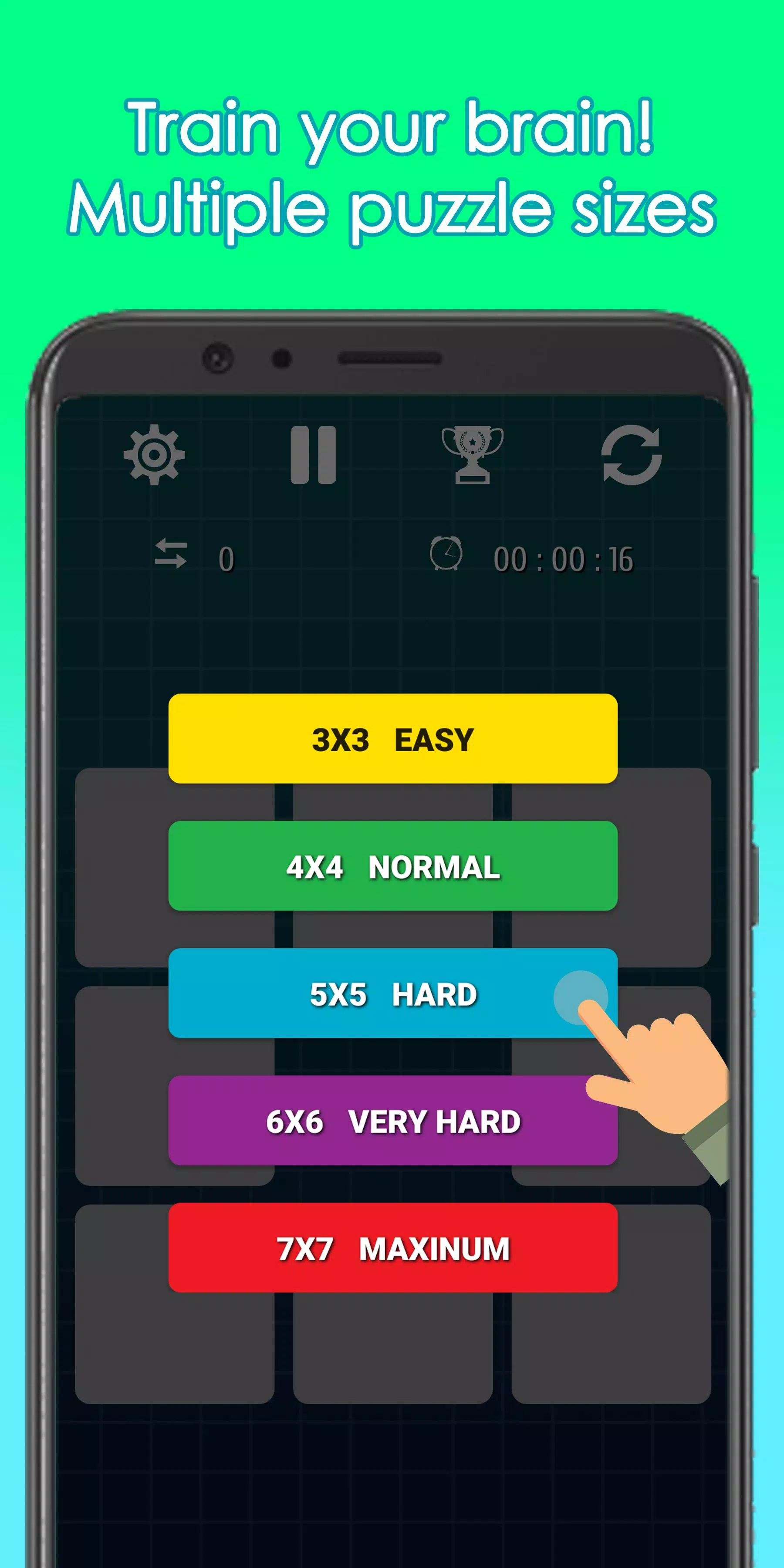 15 Puzzle -Fifteen Puzzle Game Tangkapan skrin 1
