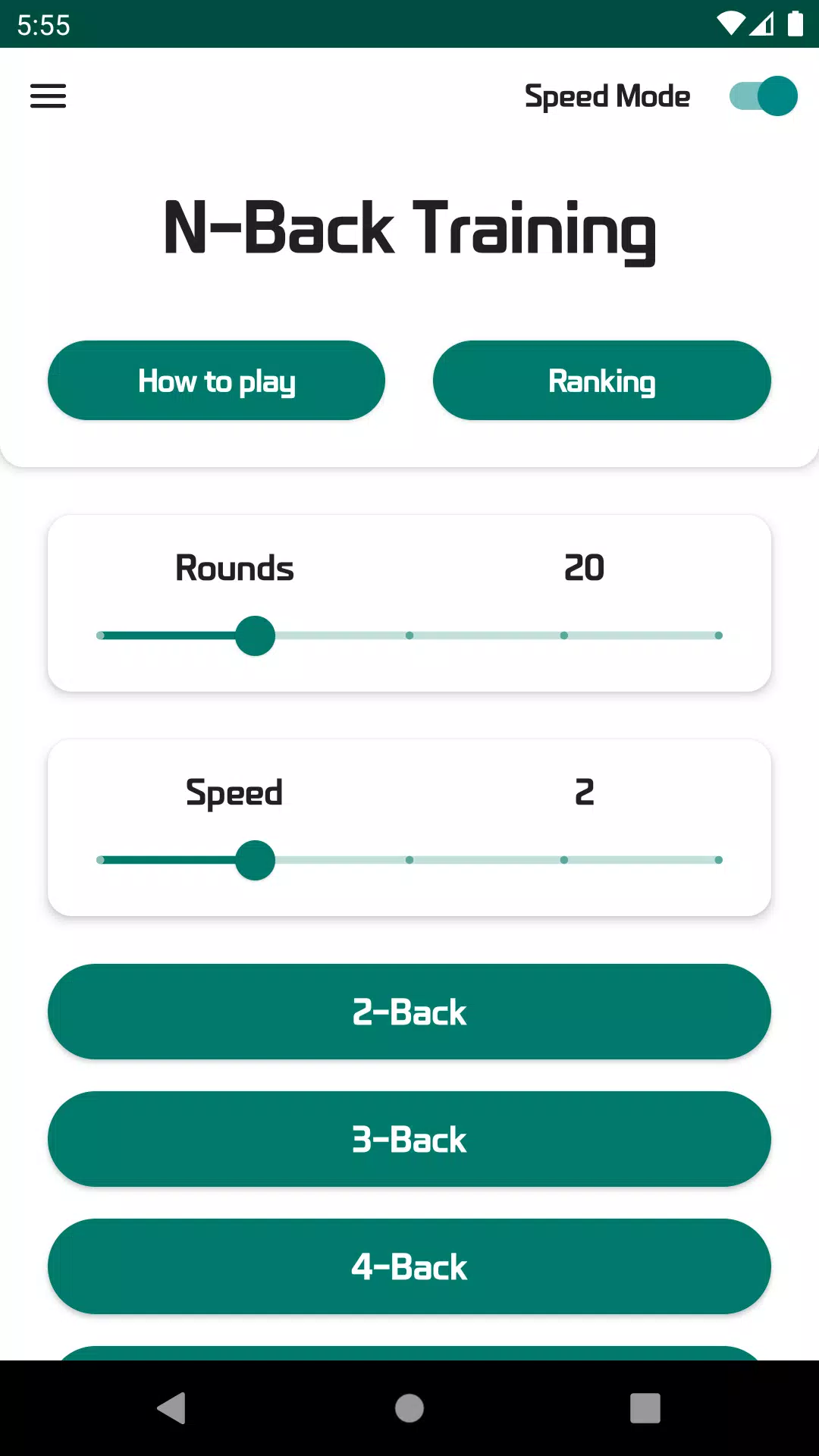 N-Back - Brain Training应用截图第1张