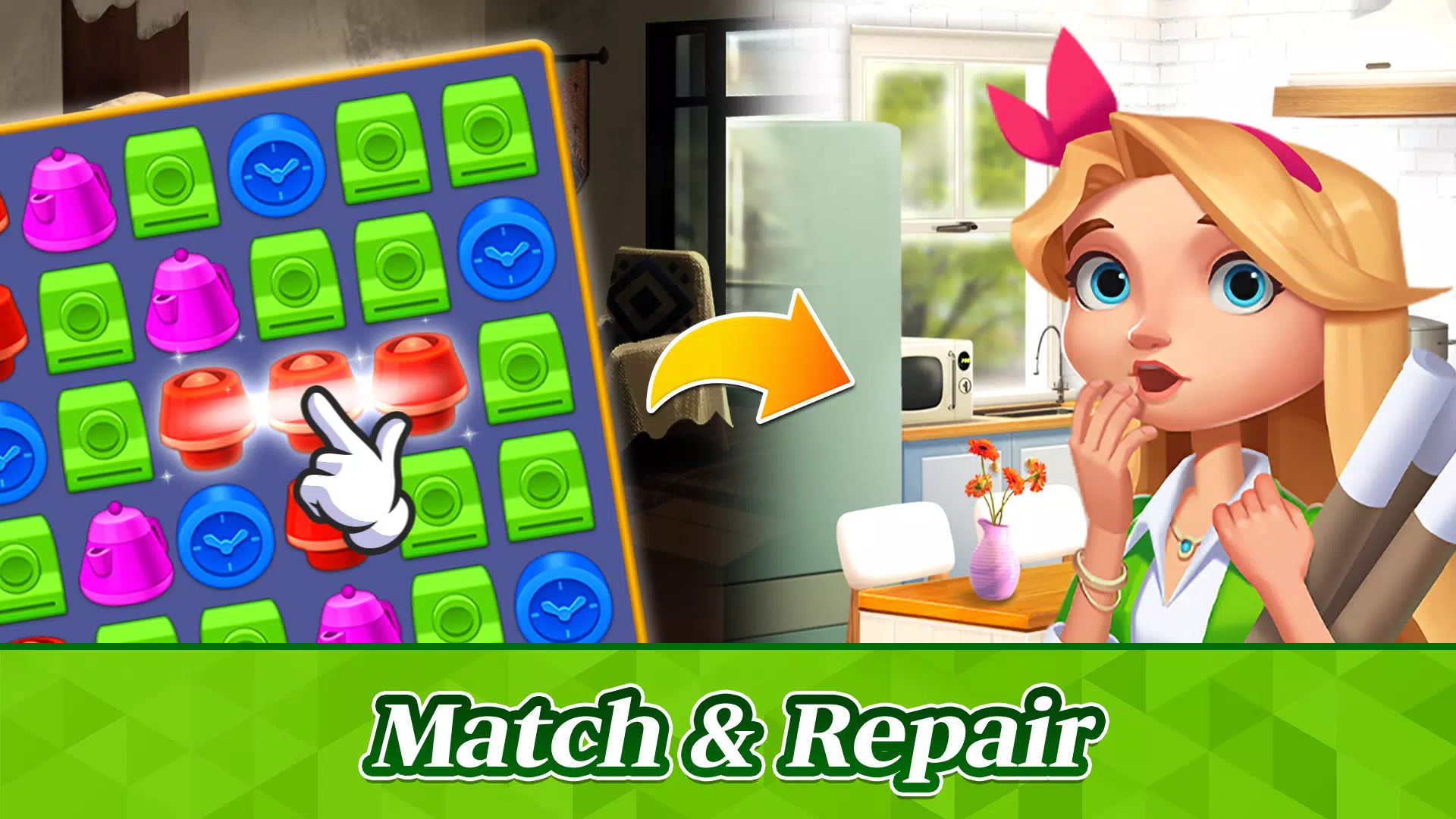 Match Puzzle House Captura de pantalla 1