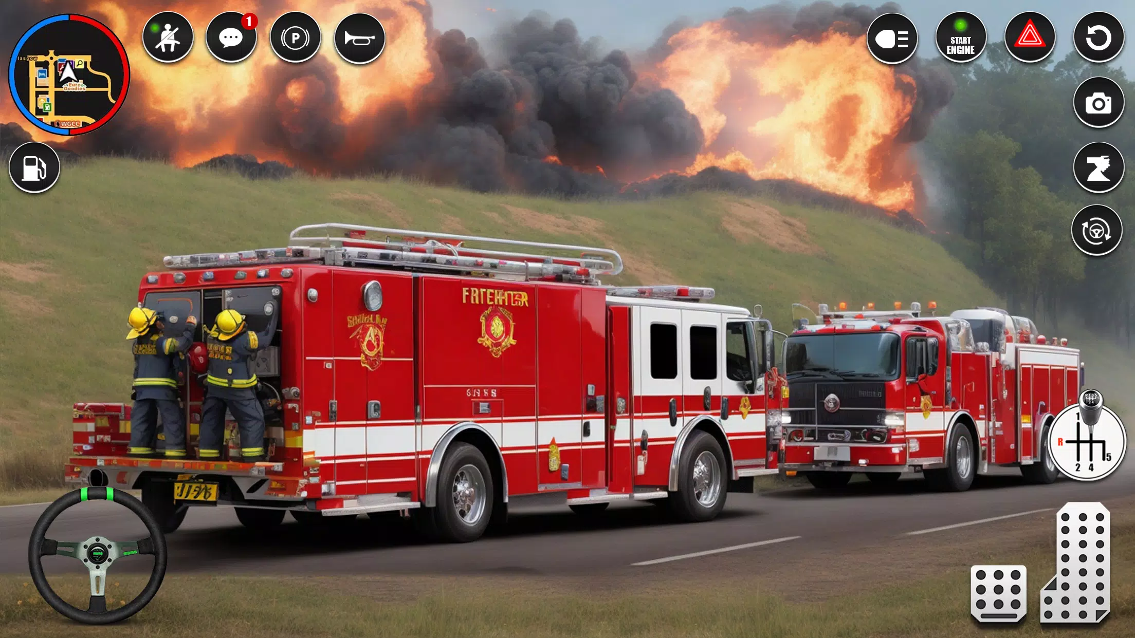 Fire Truck Rescue Sim Games 3d应用截图第3张