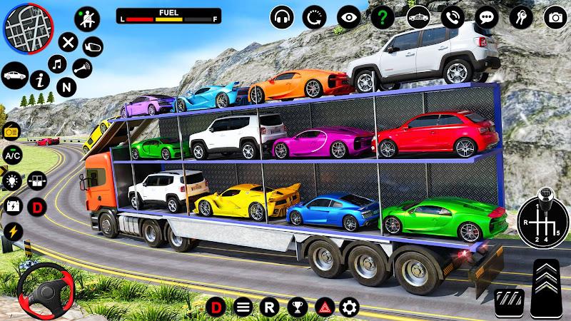 Car Transport Truck Games स्क्रीनशॉट 1