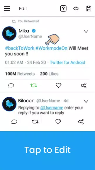 Fake Tweet-Post Creator Screenshot 1