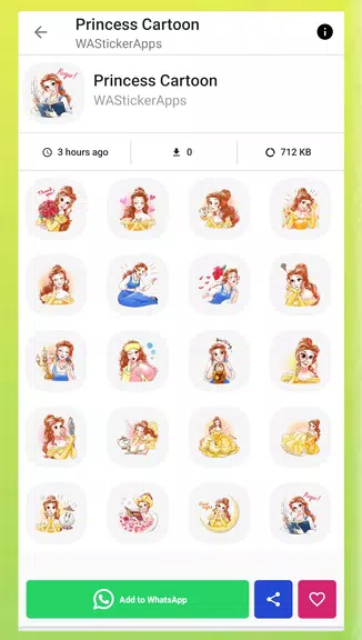 Princess Animated Stickers應用截圖第3張