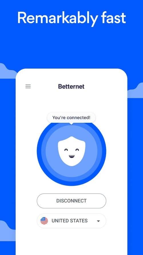 Betternet VPN スクリーンショット 1