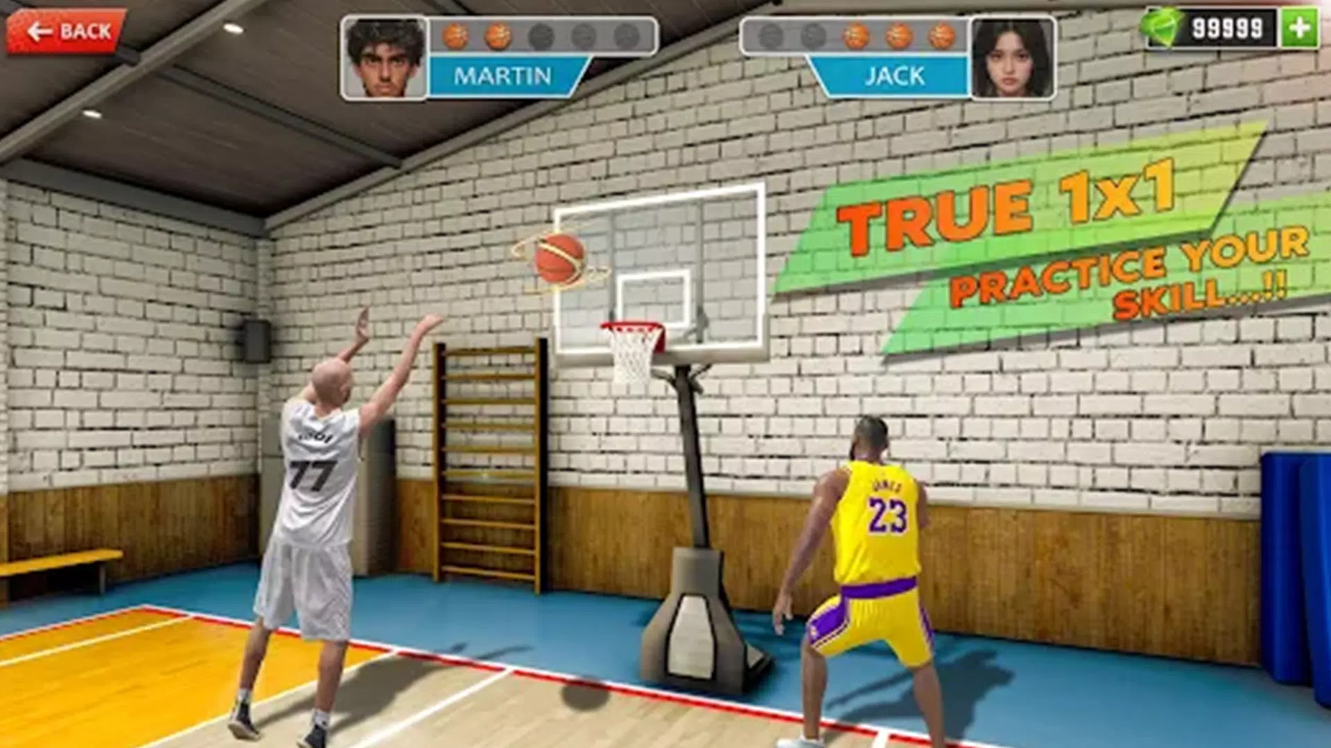 Basketball Games 2023 Offline ဖန်သားပြင်ဓာတ်ပုံ 1