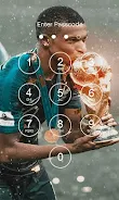 Kylian Mbappe Lock Screen Captura de pantalla 2