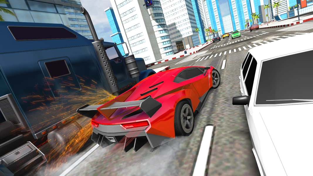 Extreme Car Driving in City Captura de pantalla 3