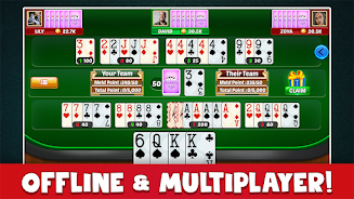 Canasta Plus Offline Card Game 스크린샷 2