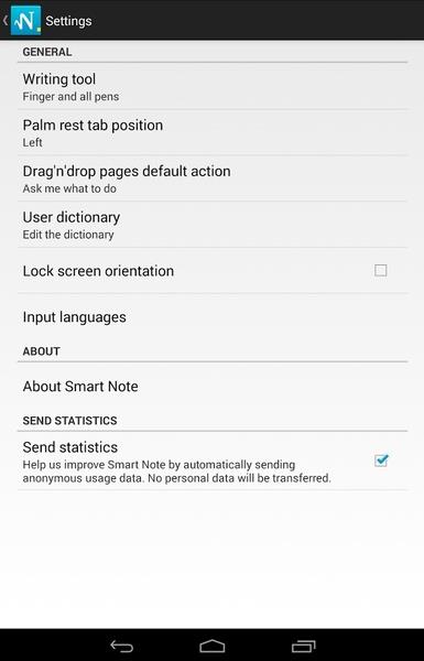 MyScript Smart Note Captura de tela 2