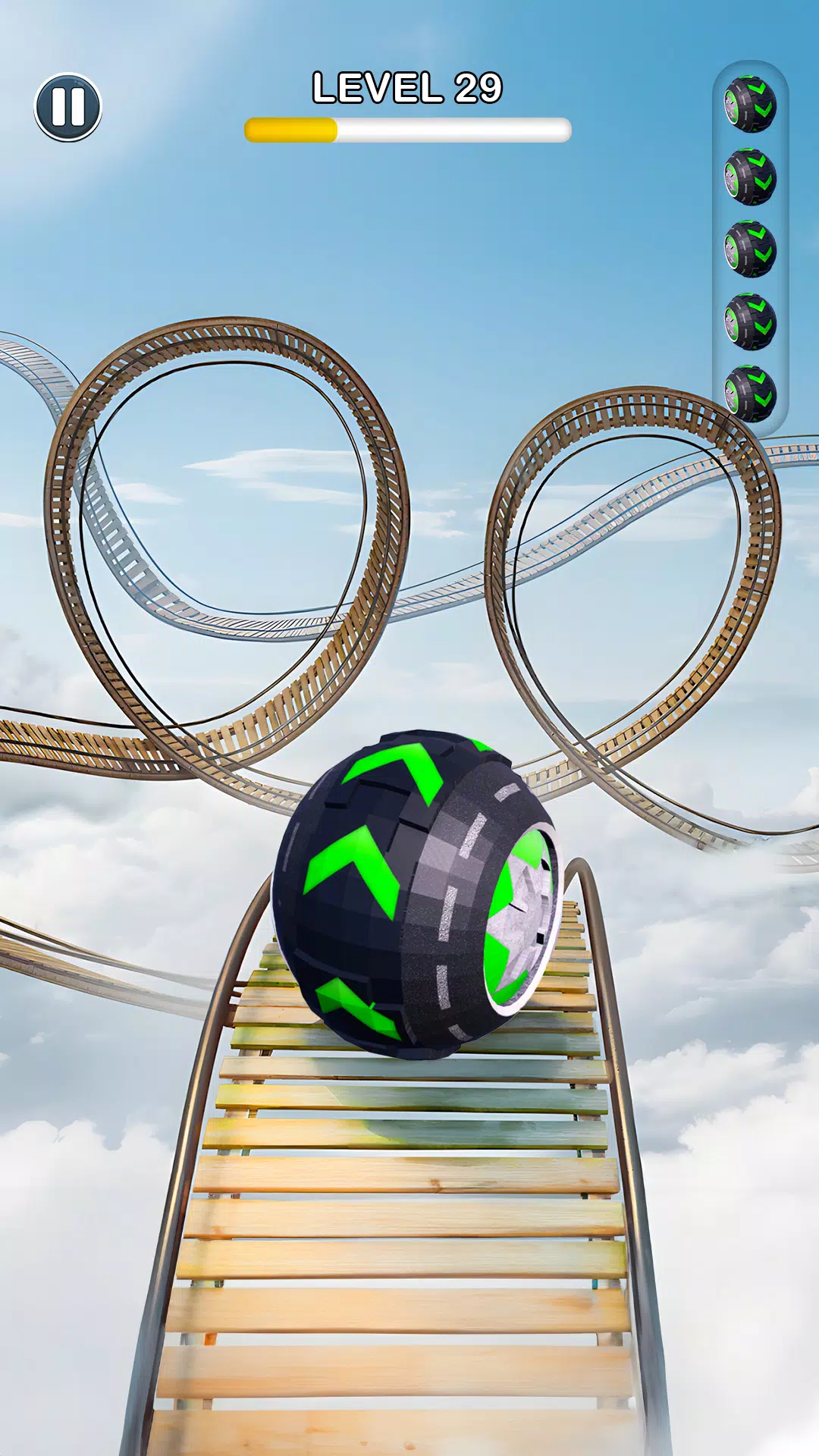 Rolling Ball Sky Escape スクリーンショット 1