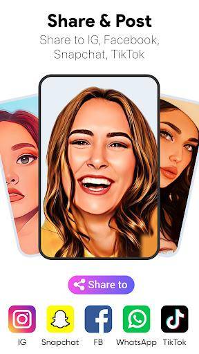 ToonTap: AI Headshot Generator Tangkapan skrin 1