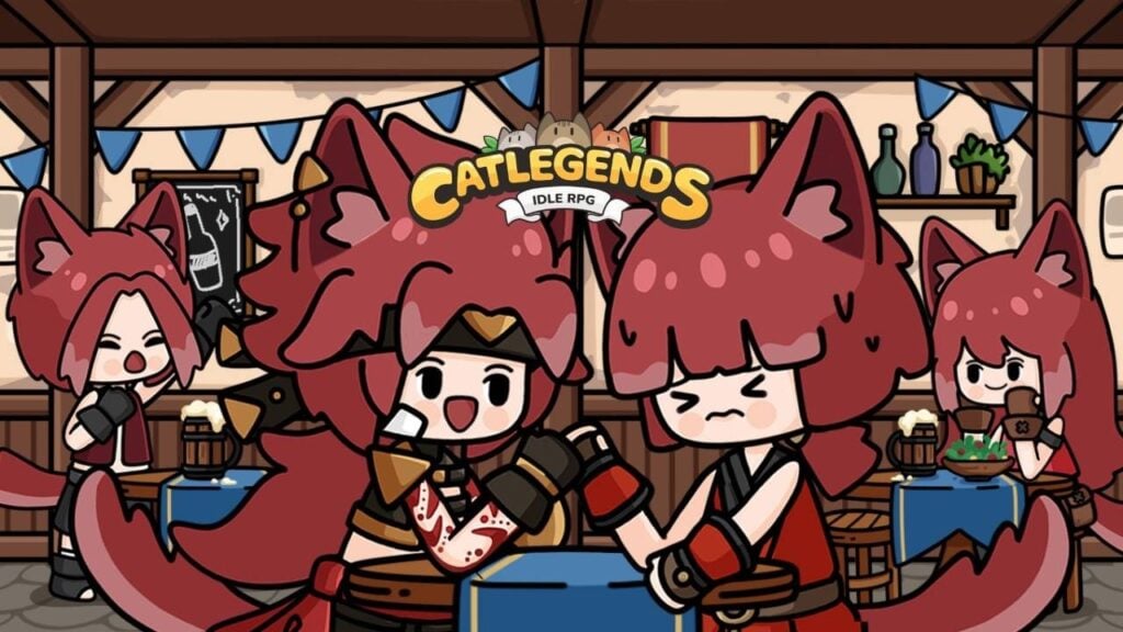 ¡Como AFK Arena pero con héroes peludos! Legends de gatos: Idle RPG golpea a Android