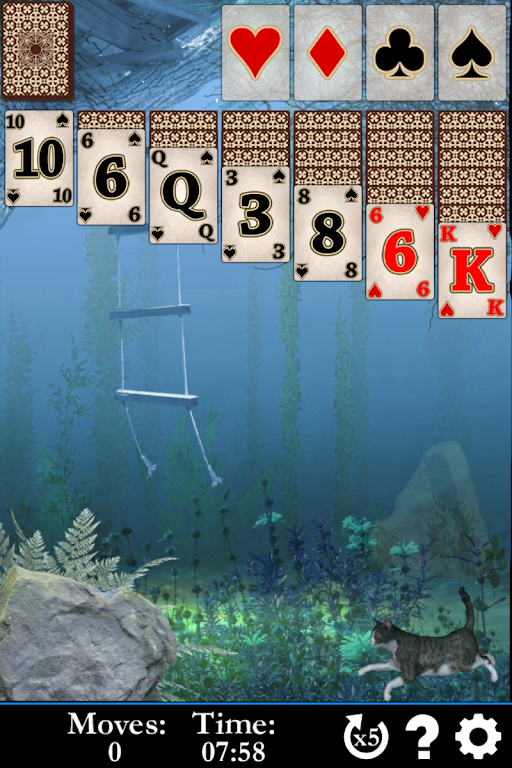 Pyramid Solitaire Water World スクリーンショット 2