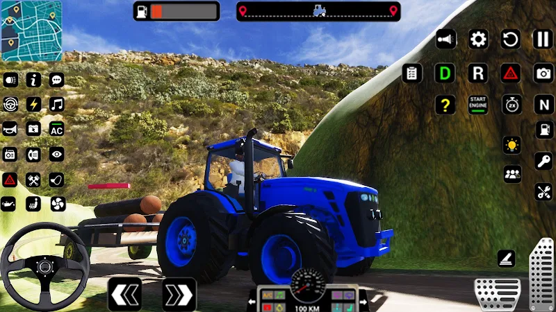 Tractor Trolly Driving Games Captura de pantalla 0