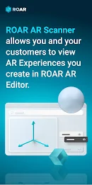 ROAR Augmented Reality App ဖန်သားပြင်ဓာတ်ပုံ 0