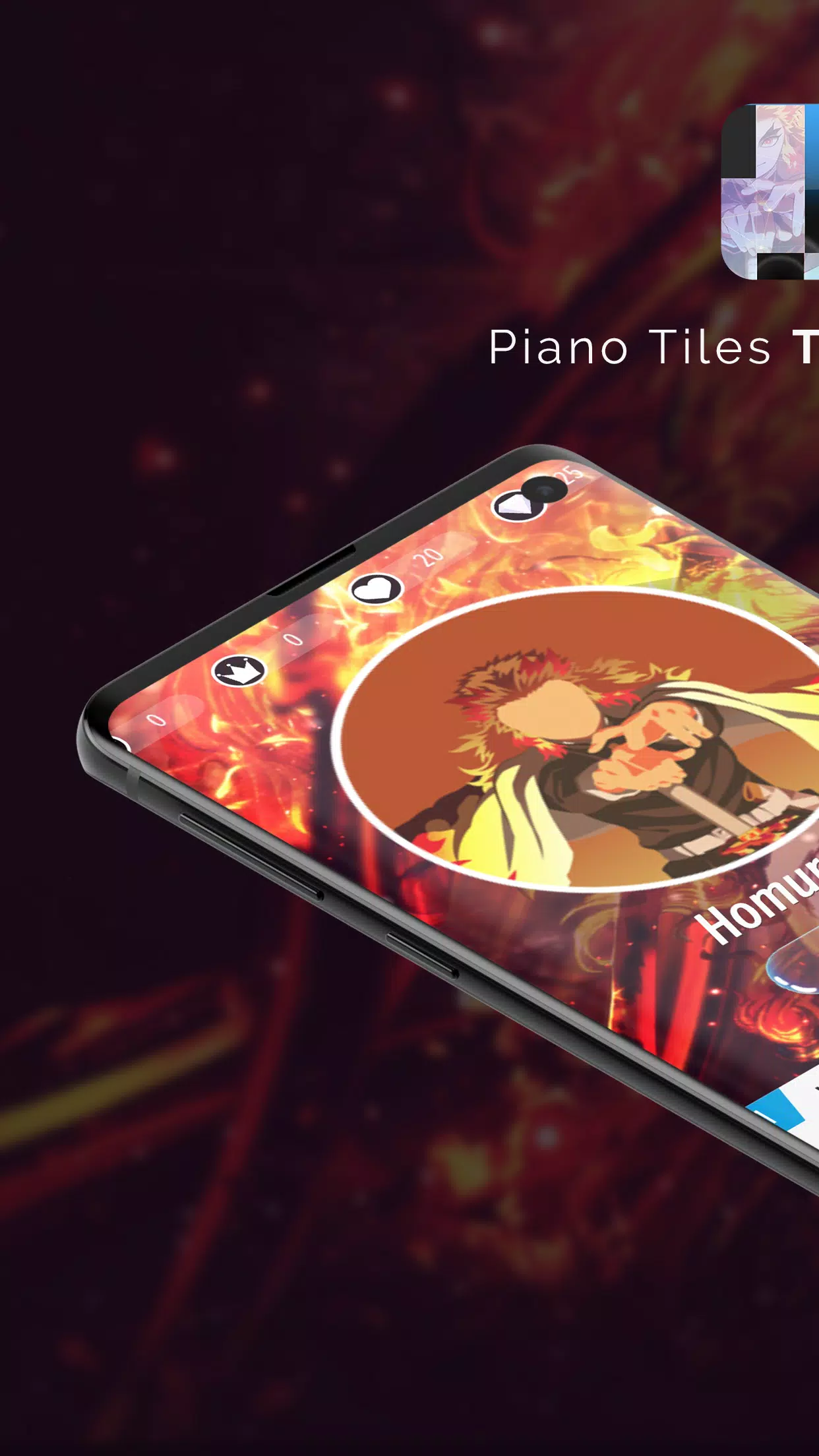 Piano Anime Oni Slayer Captura de pantalla 0