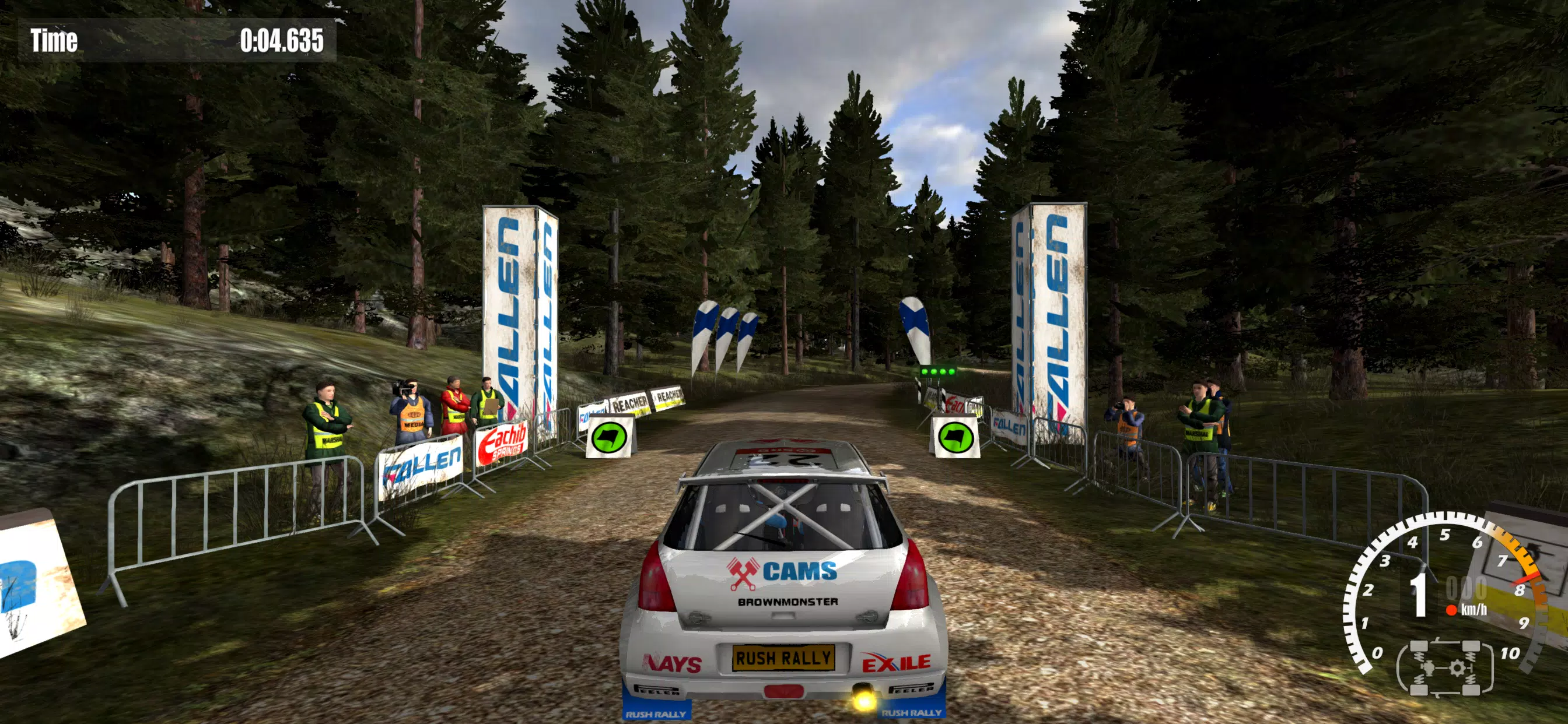 Rush Rally 3 Demo Captura de pantalla 0