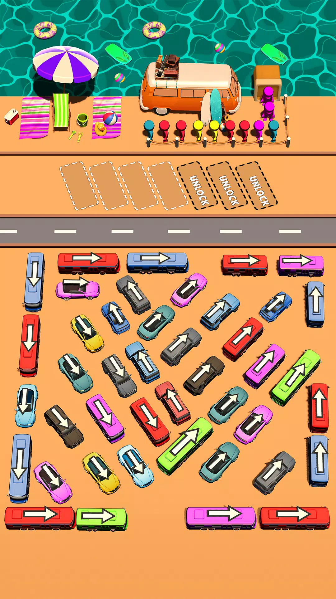 Bus Swipe: Car Parking Jam應用截圖第0張