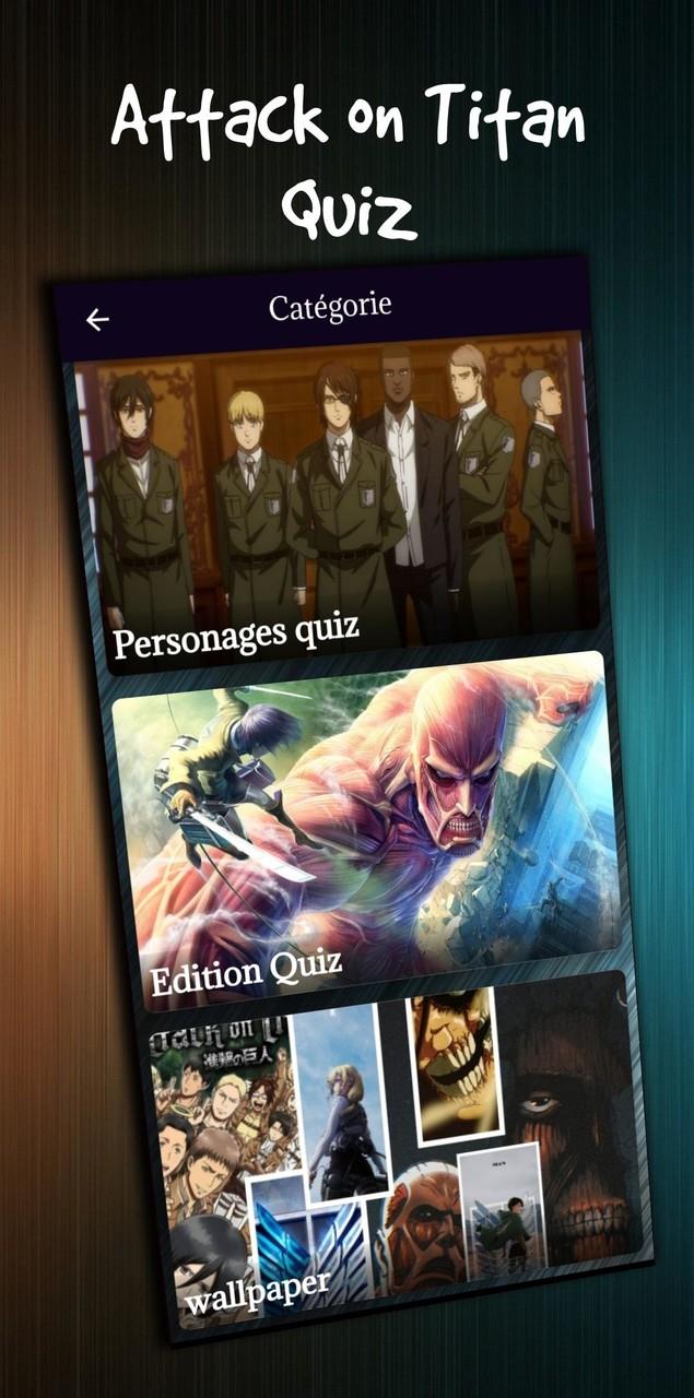 attack on titan character quiz Screenshot 1