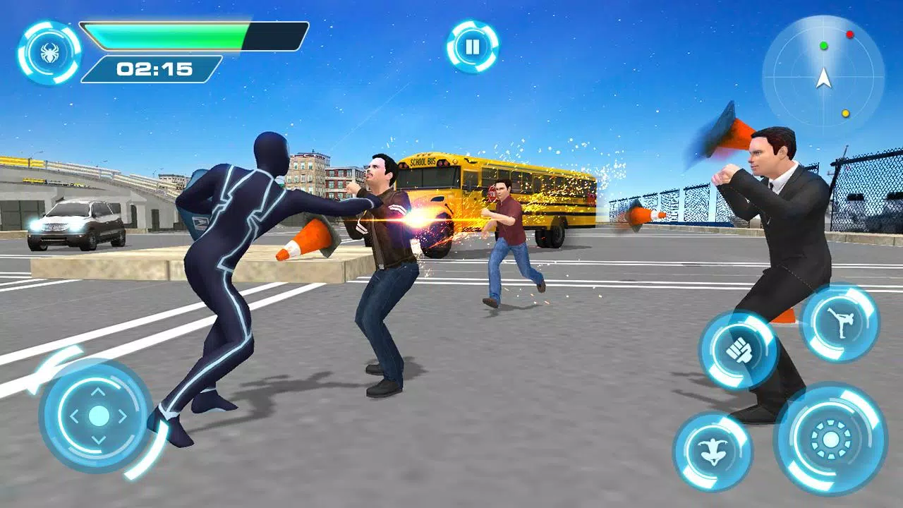 Superhero - Action Game ဖန်သားပြင်ဓာတ်ပုံ 3