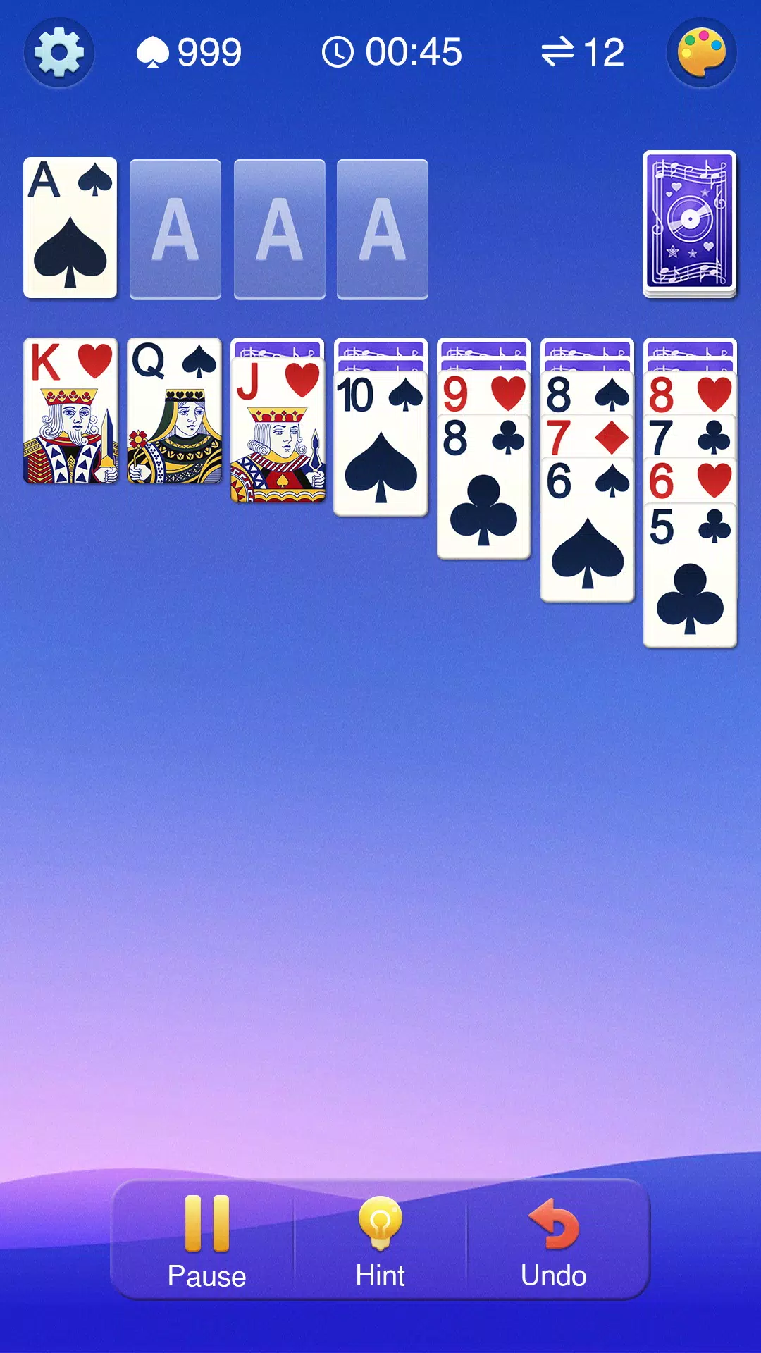 Solitaire Card Game Captura de pantalla 1