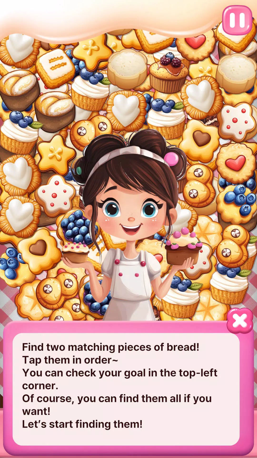 Match Puzzle 1+1 Bakery Schermafbeelding 1